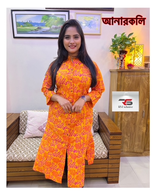 আনার কলি-Block print For Women AK-14